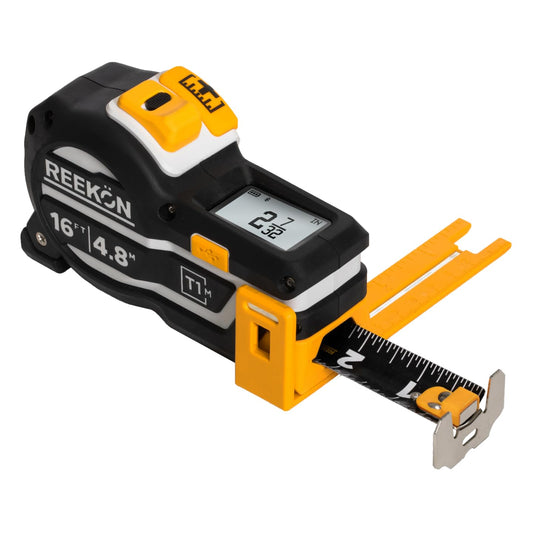 REEKON T1M Utility 16 ft Digital Tape Measure for the Job Site - Image 1