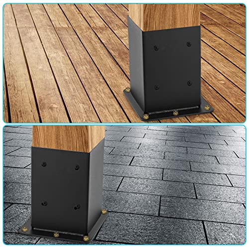 4x4 Post Base 8 Pcs, (Inner Size 3.6x3.6) Post Anchors - Image 6