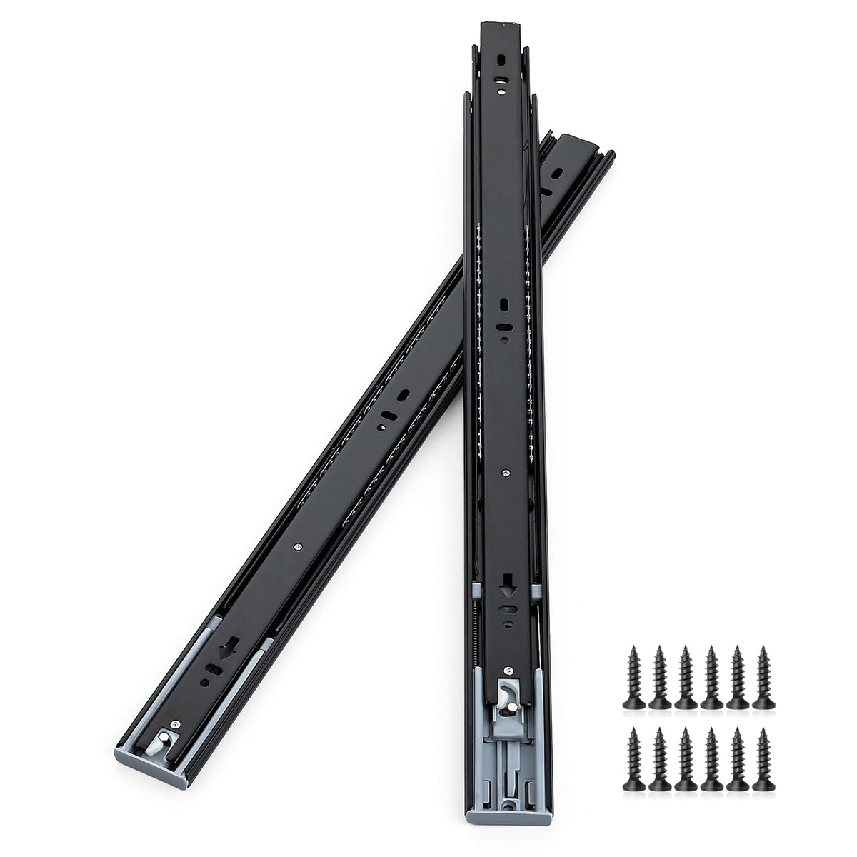 20 Inch Full Extension Drawer Slides, Heavy Duty Side Mount - Image 1