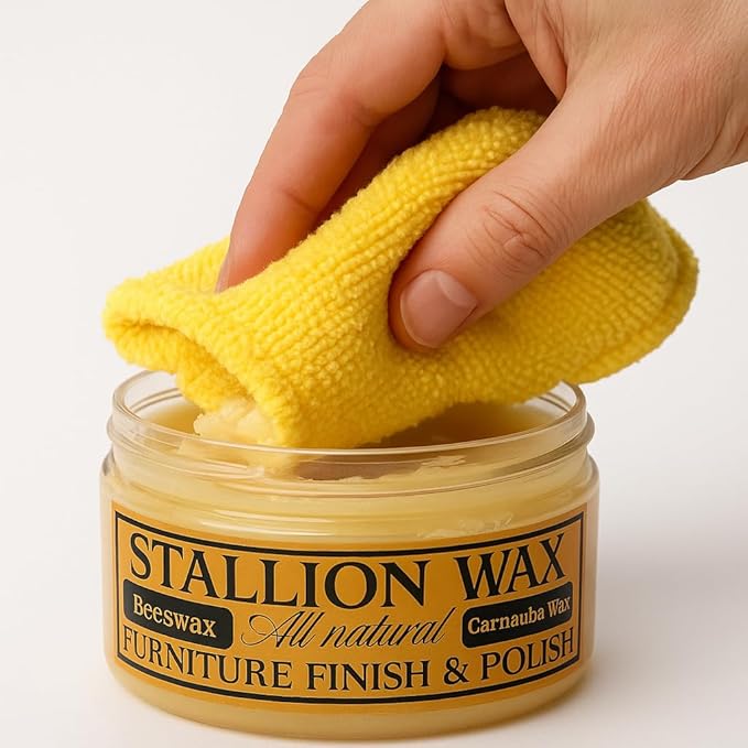 Premium Beeswax Wood Polish Conditioner – Finishing Wax - Protect, Restore and Waterproof Furniture, Cabinets & Antiques – Conditioning and Protective Finish for All Types and Colors