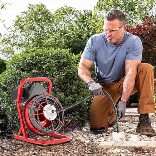 Heavy Duty Electric Drain Cleaning Machine – 75FT x 1/2" - Image 3