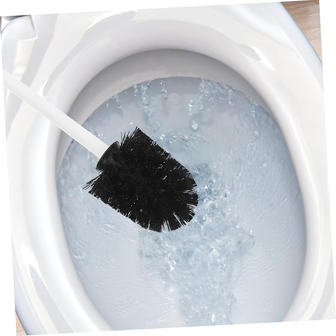 10pcs Toilet Brush Replacement Heads Heavy Duty Stiff Bristles for Powerful Cleaning Easy Installation Compatible with Standard Brushes Bathroom Scrubber Refills for Home Hotel