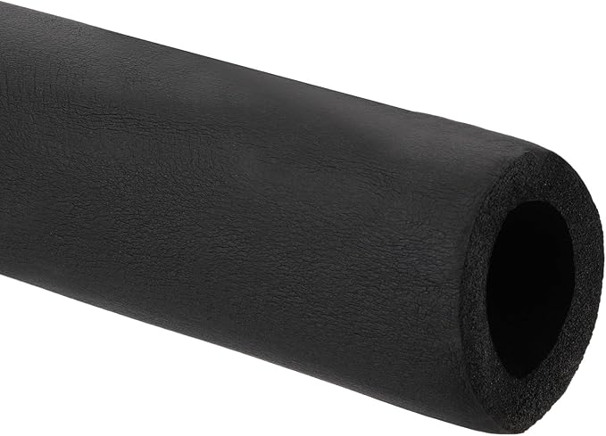 PATIKIL 1-11/16"(43mm) ID x 6.6Ft Pipe Insulation Foam Tubes, Pipe Cover Wrap Roll Bar Padding Tubing for Handle Grip HVAC Outdoor Air Conditioner Units, Black