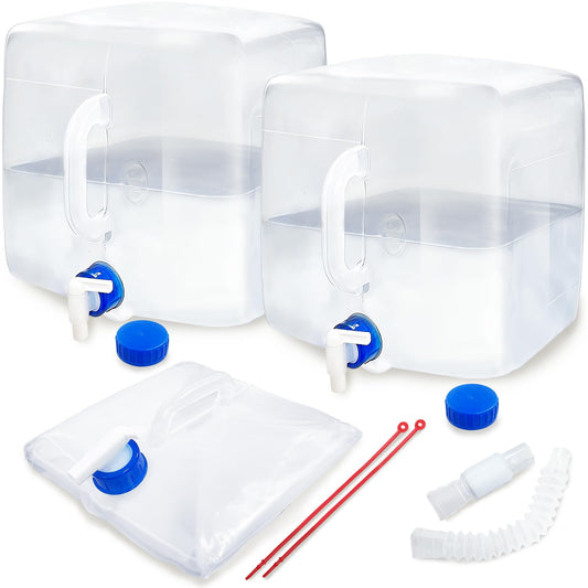 2 Pack 5.3 Gallon BPA Free Collapsible Water Container - Image 1