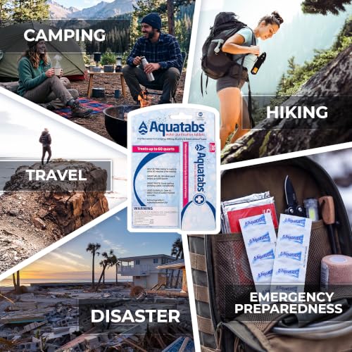 Aquatabs 49mg Water Purification Tablets (30 Pack). Water - Image 6