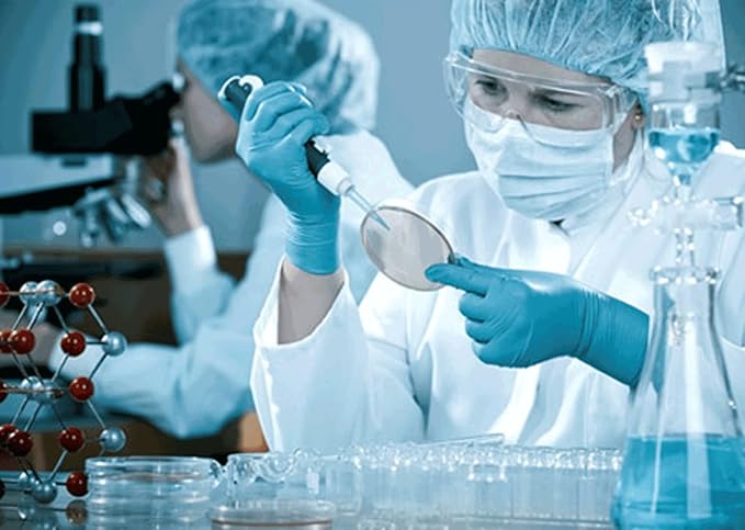 Nitrile Exam Gloves, Chemo Drug Tested, Latex free, Powder free, 4.3 Mil, Blue, Case of 1000