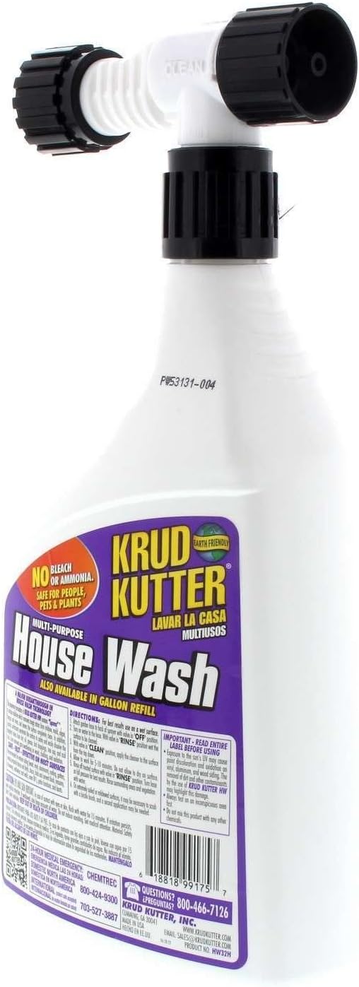 Krud Kutter HW32H4 Multi-Purpose House Wash, 32 oz (Pack of 2)