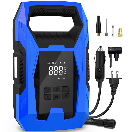 CARSUN AC/DC Tire Inflator Portable Air Compressor, Dual - Image 1
