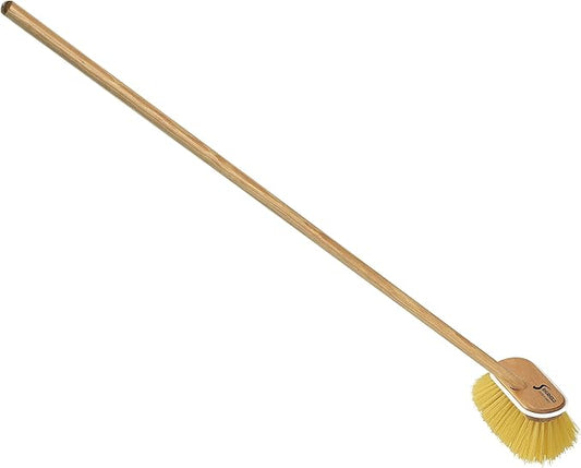 SHURHOLD Marine Mate 6" Boat Deck Brush with 48" Threaded Wood Handle