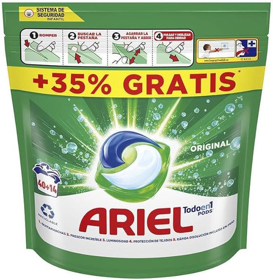 ARIEL Pods All-in-One Detergent Machine in Capsules 45 Units
