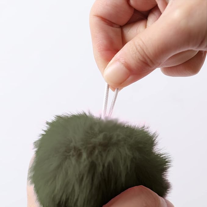 Craft Pom Pom Balls,Large Pink Poms Costume Accessory, Pom pom Balls for Arts and DIY Creative Crafts Decorations,Green,3 Inches,20 Pieces.