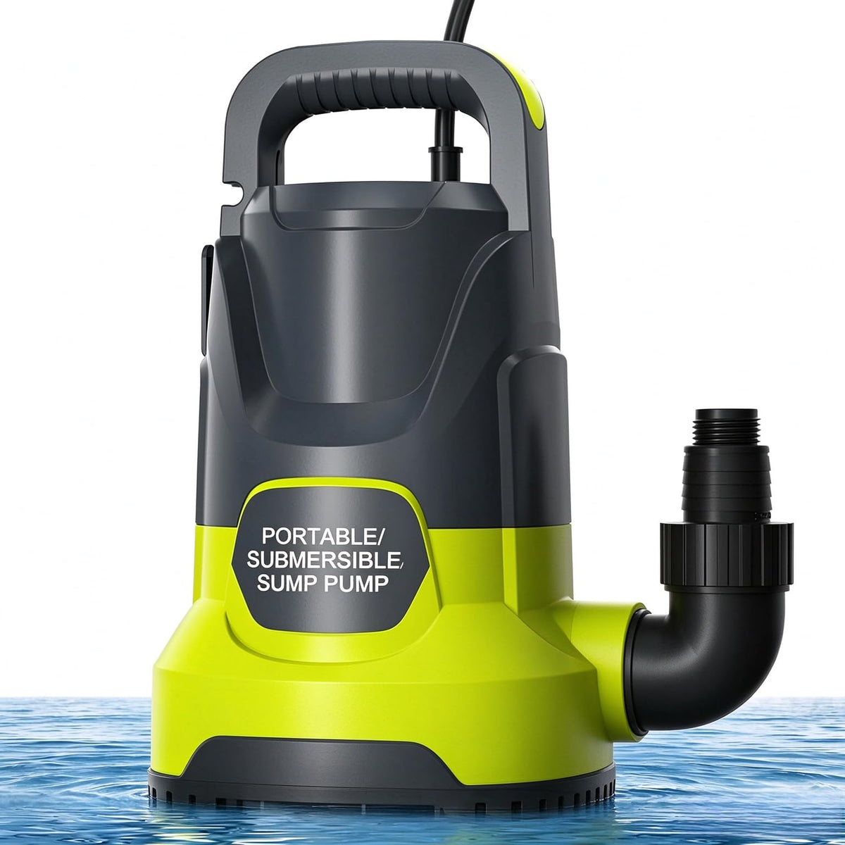 Sump Pump 1.7HP Submersible Water Pump, High Flow, 7500GPH - Image 1