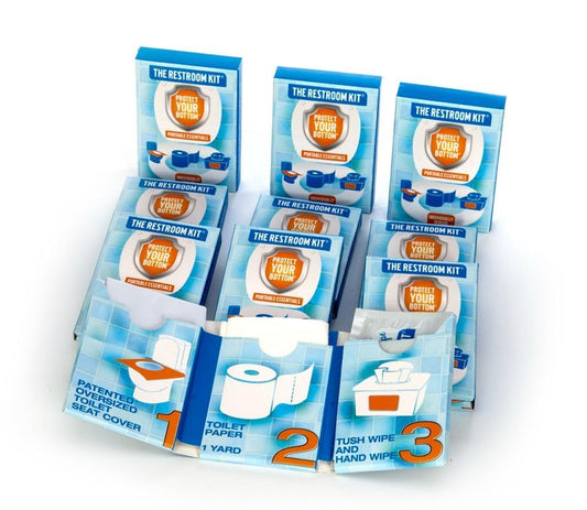 The Restroom Kit, Travel Toilet Paper & Seat Cover - Image 1