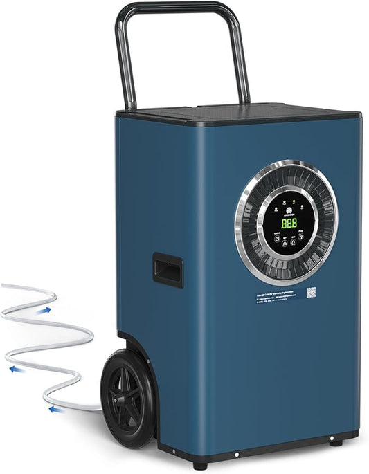 ARGENDON 170 Pints Commercial Home Dehumidifier with Pump for Basement up to 2100 sq.ft Drain Hose for Industrial Humidity Control, Water Damage Restoration, Basement, Garage, Whole House