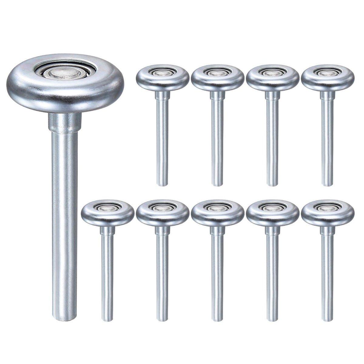 uxcell 10pcs 1.8" Steel Garage Door Rollers for 2" Garage Track - Image 1