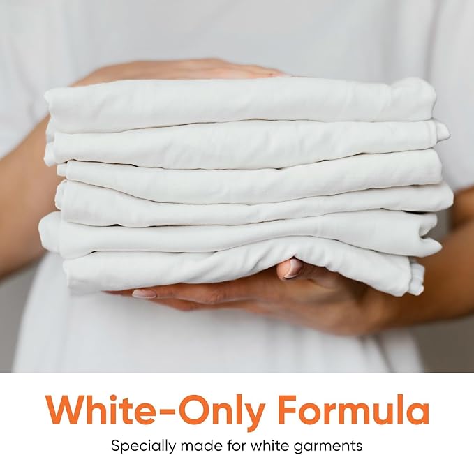 Garment Whitener Wool Cleaner 10.5 Oz, Wool Whitener for Tzitzit and Talit European Made, Safe for Most Materials, for Whites use Only