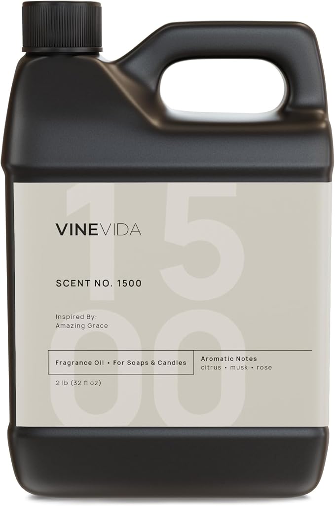 VINEVIDA Amazing Grace by Philosophy Fragrance Oil for C le Making Scents Soap Making, Perfume Oils, Soy C les, Bath Bombs, Linen Spray Air Freshener, Laundry Freshies 32 Fl Oz (Pack of 1)