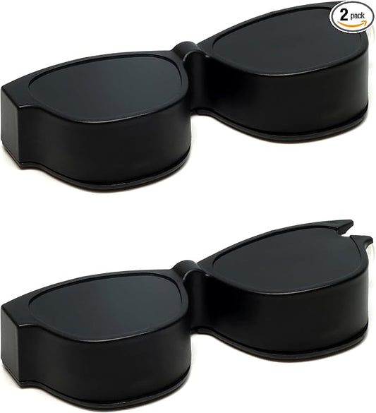 Calabria Kool Klean 2 Pack Eyeglasses Lens Cleaner Kit Black 15 ml Cleaning Spray, White Cleaning Cloth Eyewear Cleaning Kit