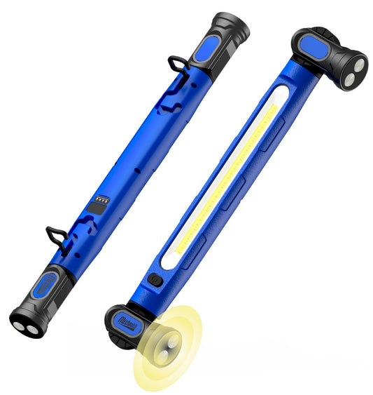 Magnetic Cordless Under Hood Work Light Bar for Mechanics-Blue - Image 1
