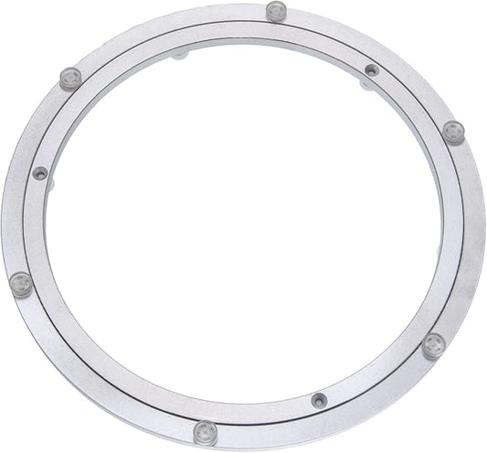 Aluminum Heavy Duty Lazy Susan Rotating Turntable Bearing Swivel Plate Hardware for Dining-Table (12 inch)