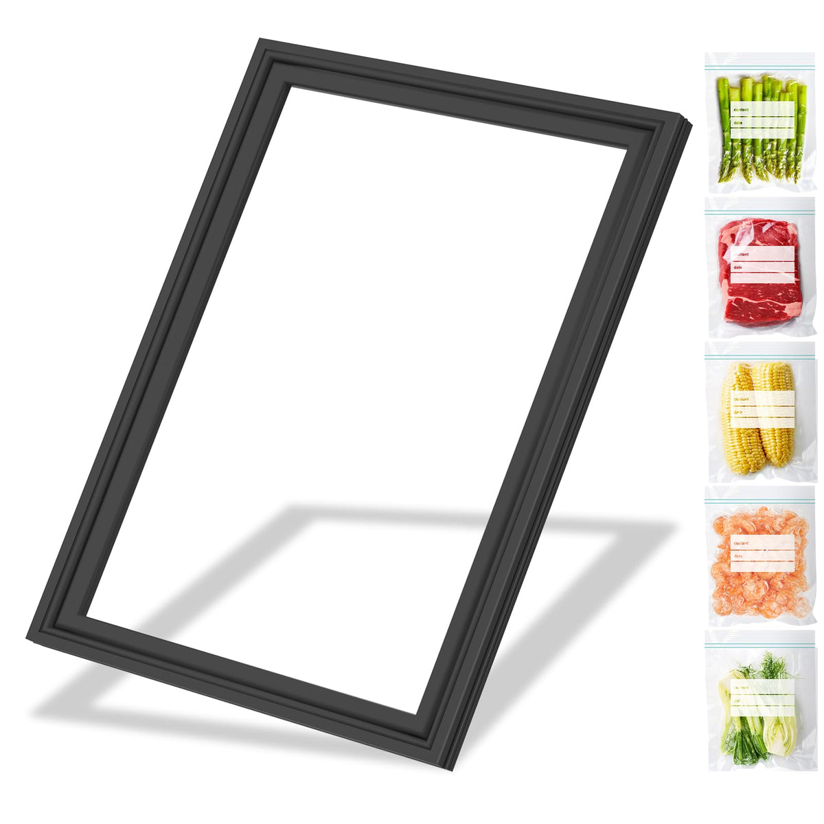 UPGRADED WP61004017 Refrigerator Fresh Food Door Gasket | Home Repair - Image 1