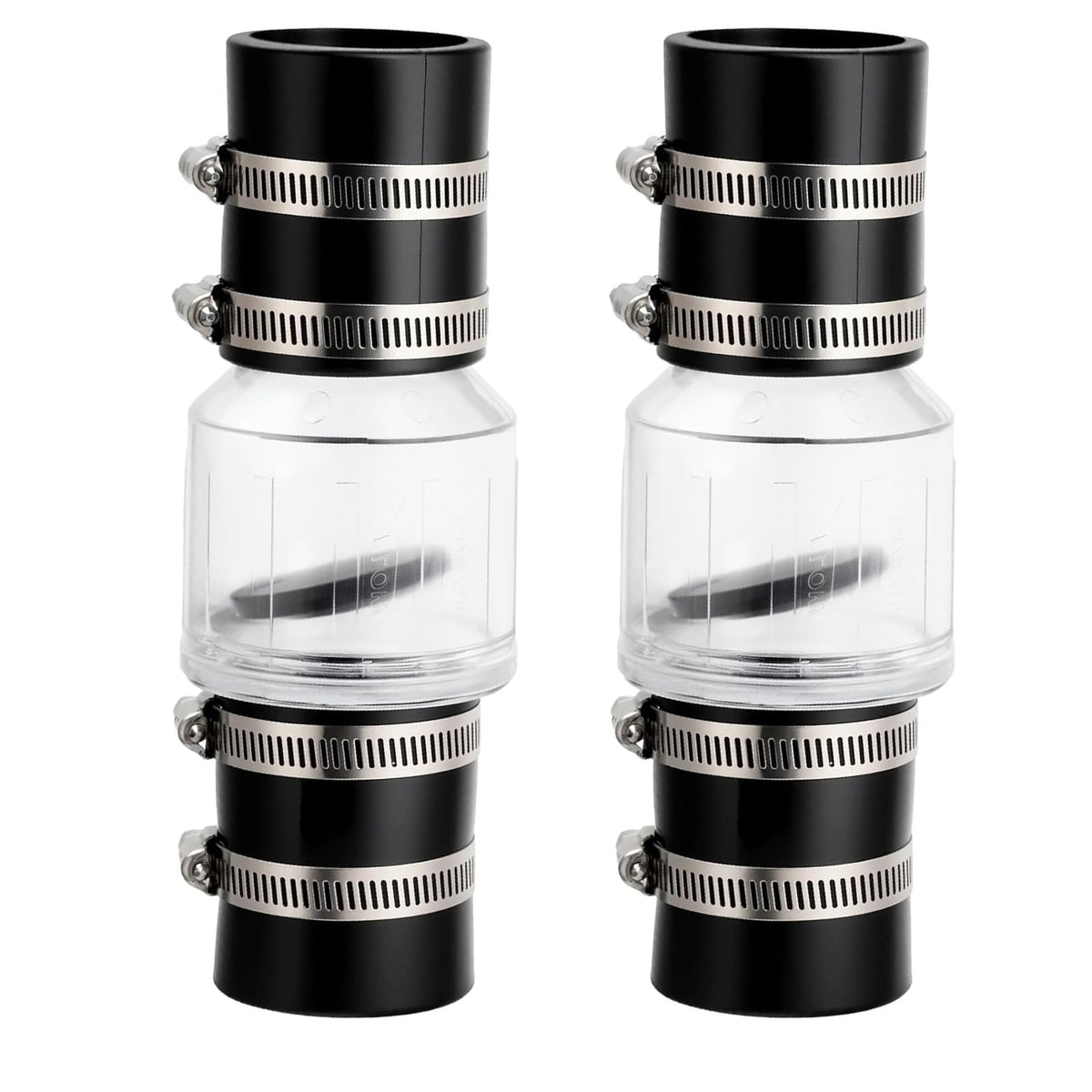 1-1/2 Inch Silent Sump Pump Check Valve, Spring-Loaded Quiet - Image 1