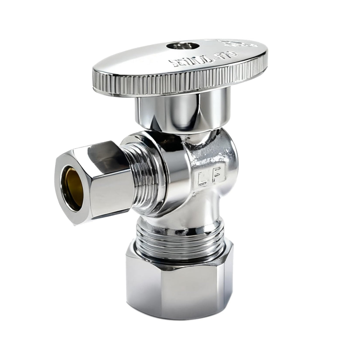 TTFLEX Angle Stop Valve 1/2" Nom x 3/8" Comp, Shut Off Valve - Image 1