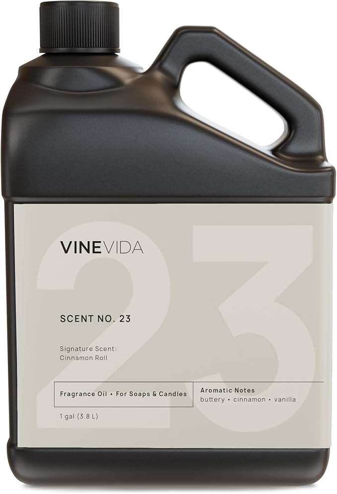 VINEVIDA Cinnamon Roll Scent - Fall Fragrance Oil for Candle Making - Essential Oil for Home