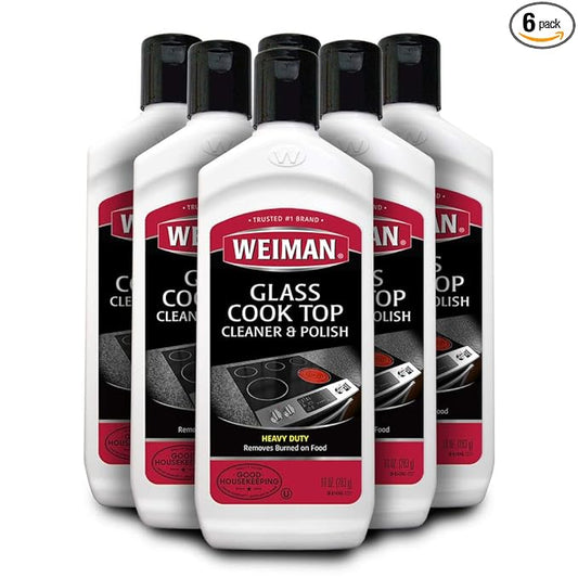 Weiman Glass Cook Top Cleaner 10 fl oz - 6 pack