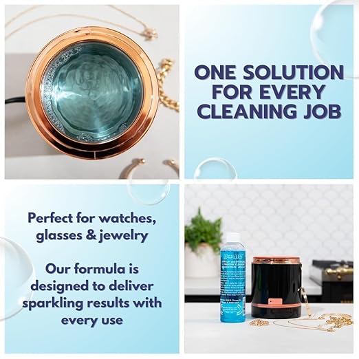 iSonic CSGJ01-8OZx1 Ultrasonic Jewelry/Eye Wear Cleaning Solution Concentrate,Blue