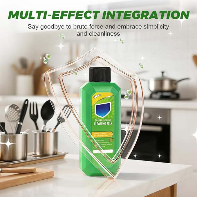 Cleaning Milk House Cleaner, 2026 New Durable Stain Remover for Kitchen, Concentrated Cleansing Lotion for Bathroom, Multifunctional Cleaner for Household Use Suitable for Families (2pcs)