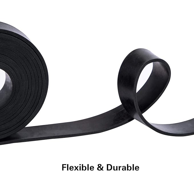TORRAMI Neoprene Rubber Sheet Roll 1/8 (.125) Inch Thick x 18 Inch Wide x 24 Inch Long for DIY Gaskets, Pads, Seals, Crafts, Flooring,Cushioning of Anti-Vibration, Anti-Slip