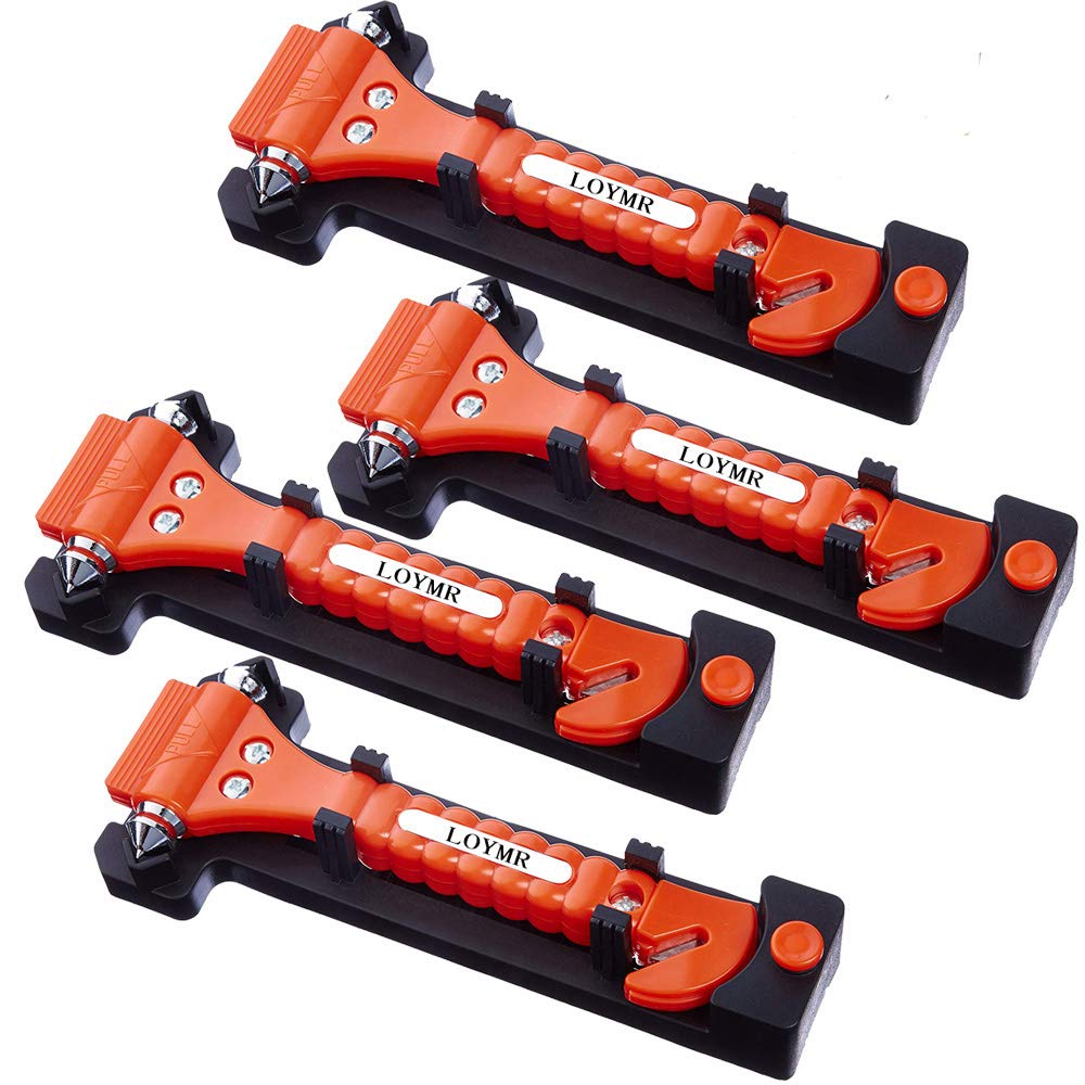 4 PCS Car Safety Hammer,with Car Window Glass Hammer | Hand Tools - Image 1