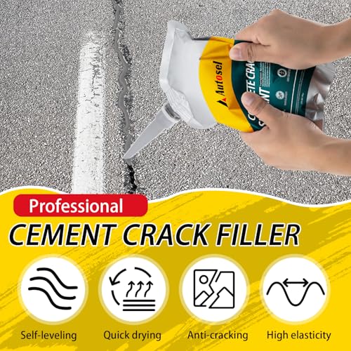 Concrete Crack Filler, Self-Leveling Waterproof Cement | Home Repair - Image 3