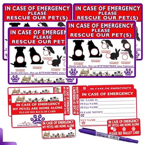Pet Emergency Alert Kit for All Pets – Home Alone Rescue - Image 2