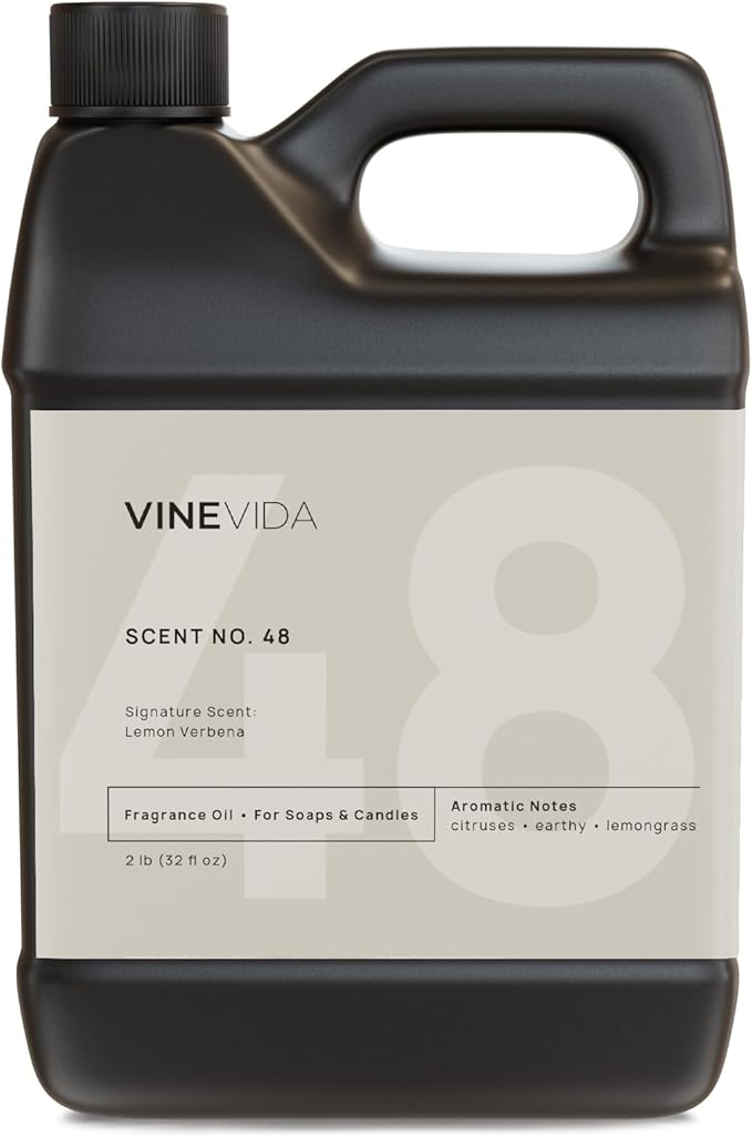VINEVIDA [32oz] Lemon Verbena Fragrance Oil for Candle Making and Soap Making - Premium Candle Scents for Soy Candles
