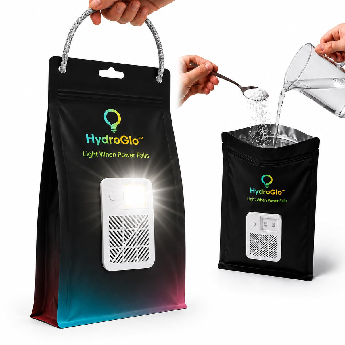Salt Water Emergency Light Lantern for Power outages When All - Image 1