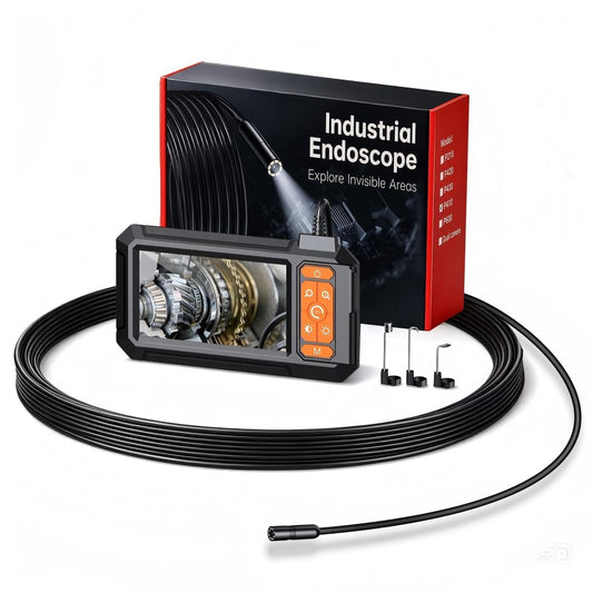 32.8-Foot Flexible Cable Endoscope Camera with Light - Image 1