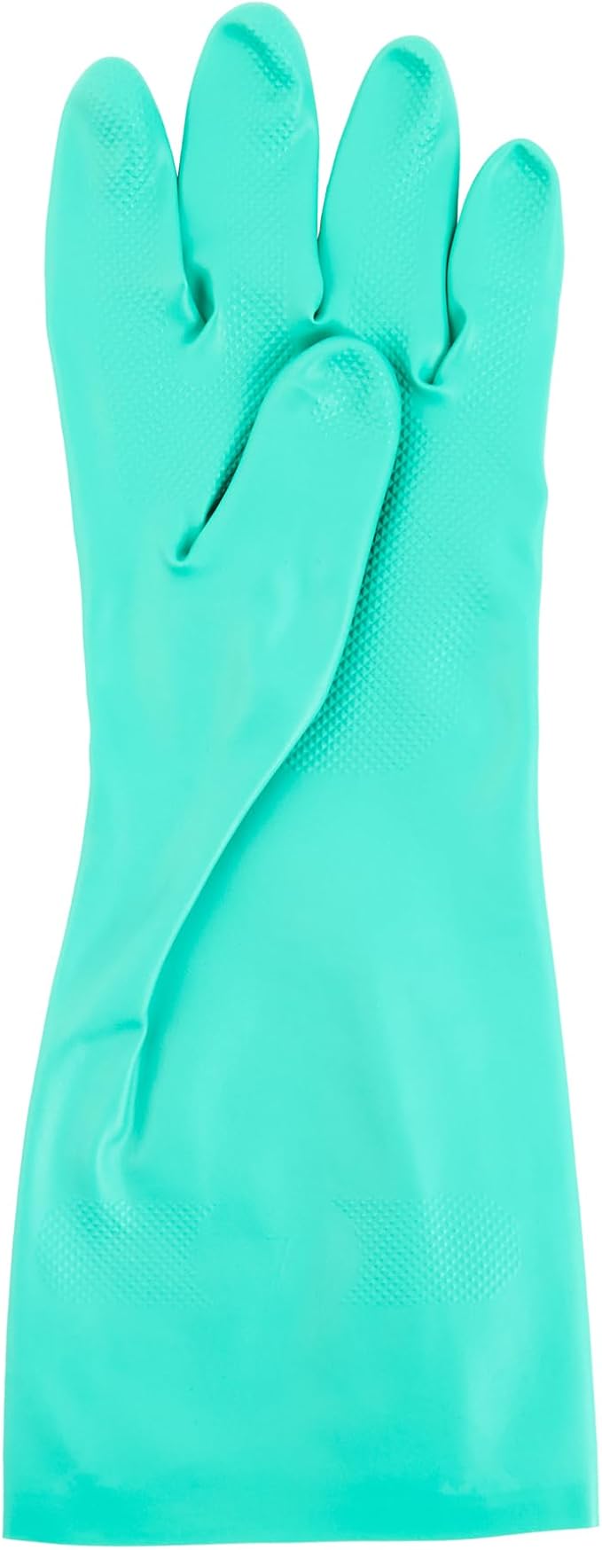 Restaurantware Nitrile Gloves 10 Count 15 mil Chemical Resistant Gloves Abrasion-Resistant Kitchen Cleaning Latex-Free Green