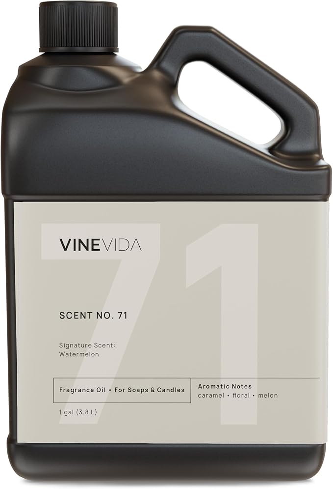 VINEVIDA [128oz] Watermelon Fragrance Oil for Candle Making - Made in USA Scents for Soap Making - Natural Candle Fragrance Oil