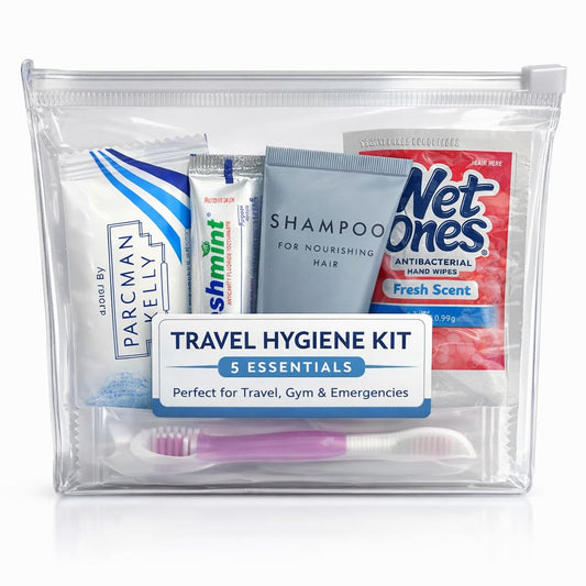 Travel Hygiene Kit (5 Essentials) – TSA Approved Toiletry - Image 1