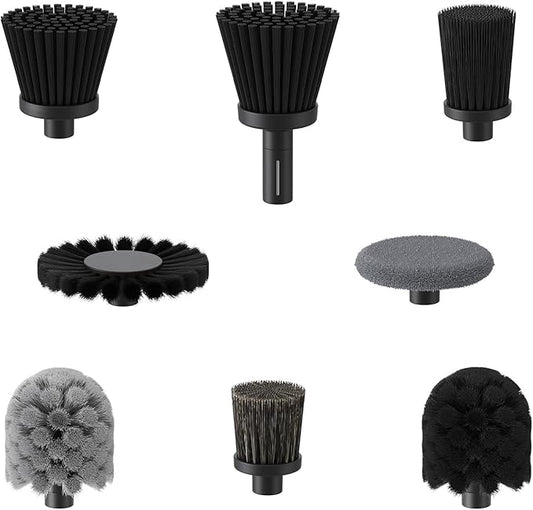 8 PCS Replacement Brush Heads for Fanttik G9 Nano, Flip G10 Nano HomeCare & AutoCare Cordless Electric Spin Scrubber, Accessories for Automotive Detailing