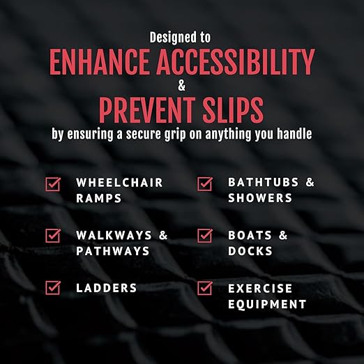 CATTONGUE GRIPS Non-Abrasive Grip Tape Wrap - 4” Thick Heavy-Duty, Waterproof Anti-Slip Tape for Wrapping Tools, Bats, Gym Equipment - Indoor & Outdoor Anti-Slip Solution (Clear, 30ft)