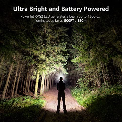 Lepro Headlamp Battery Powered Waterproof LED Headlight 2 Pack - Image 4