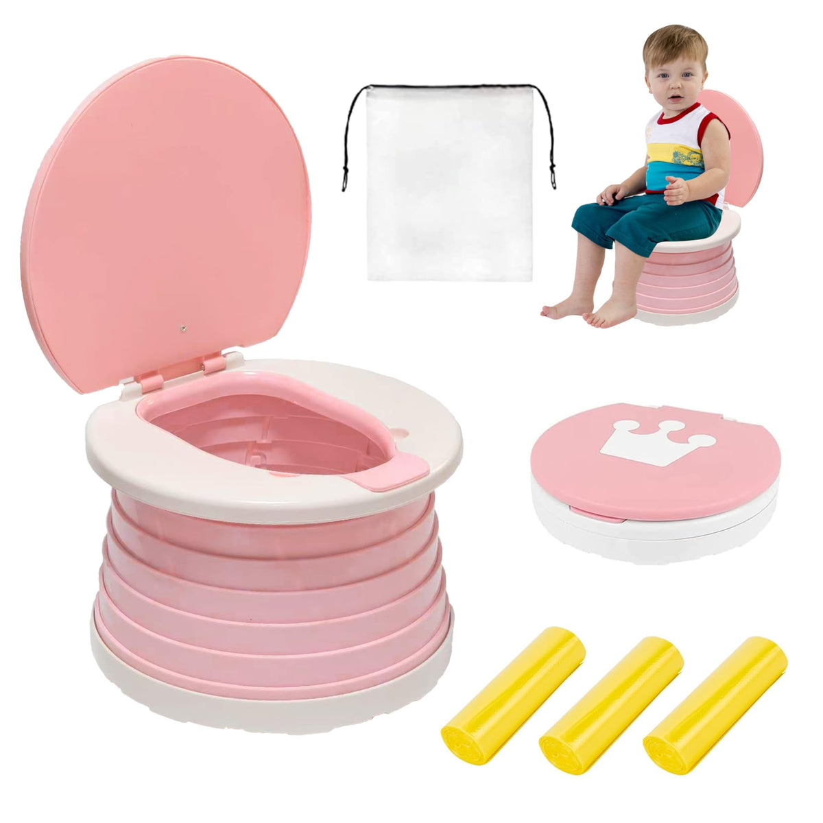 Portable Potty for Toddler,Travel Potty Seat for Toddler - Image 1
