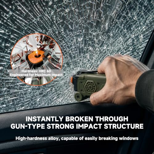 8-in-1 Car Emergency Escape Tool with Window Breaker & - Image 4