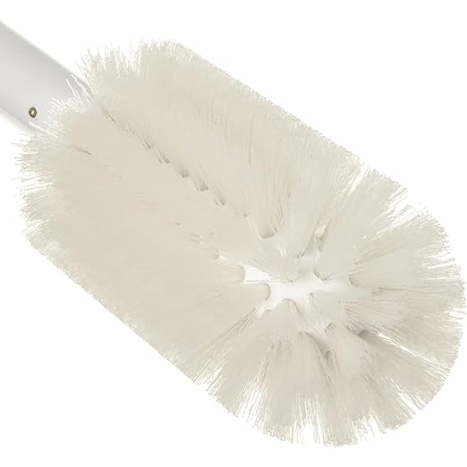 SPARTA Industial Tank Brush Pipe Brush, Drain Brush with Handle for Commercial Kitchens, Polyester, 3 Inch, White