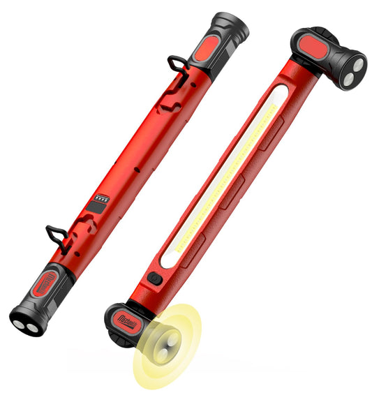 Magnetic Cordless Under Hood Work Light Bar for Mechanics-Red - Image 1
