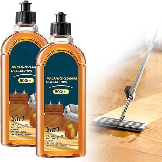Spainho Floor Cleaner, 2026 Upgrade 5-In-1 Floor Cleaner Pro, Multi-Purpose Scrubbing Pad for Kitchen and Bathroom, Efficient Stain Remover for Families, Hardwood Surface Wax/Shine/Oil (2pcs)