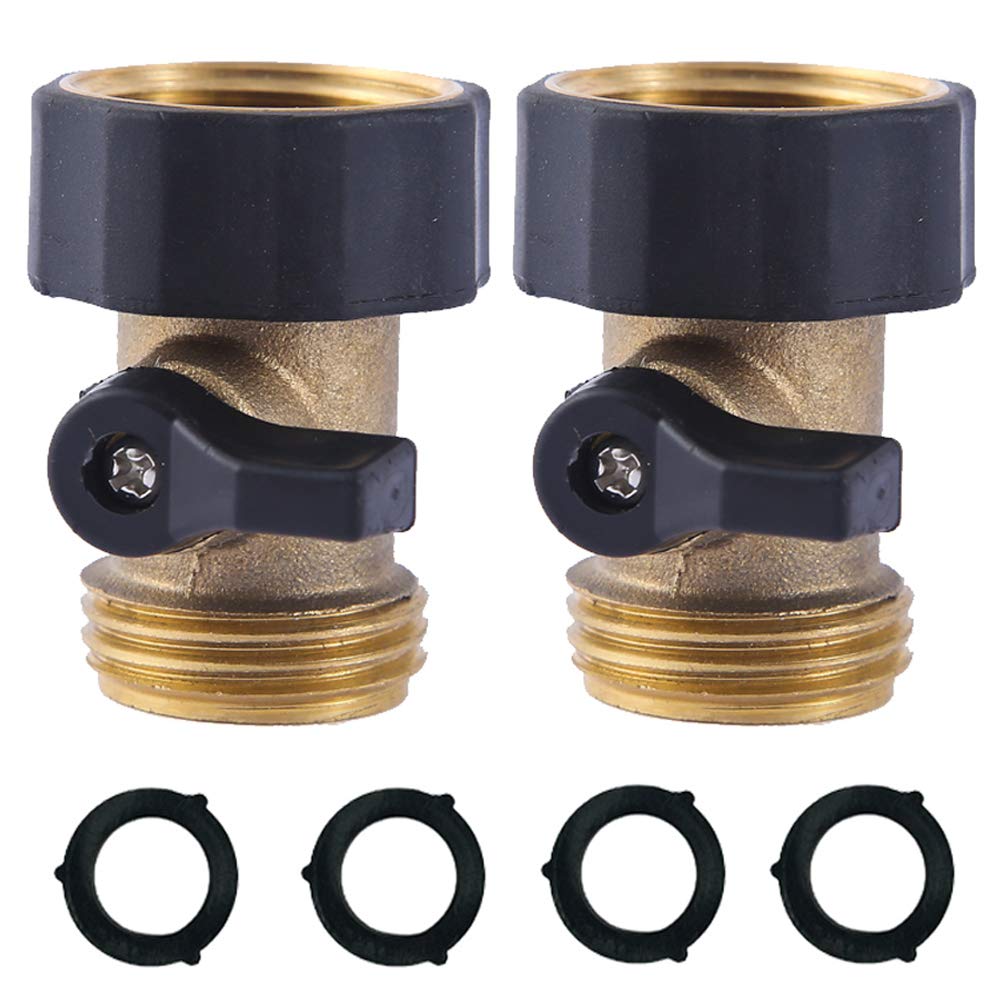 Heavy Duty Brass Shut Off Valve Garden Hose Shut Off Valve Garden - Image 1